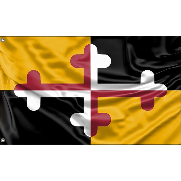 Redesigned Maryland State Flag