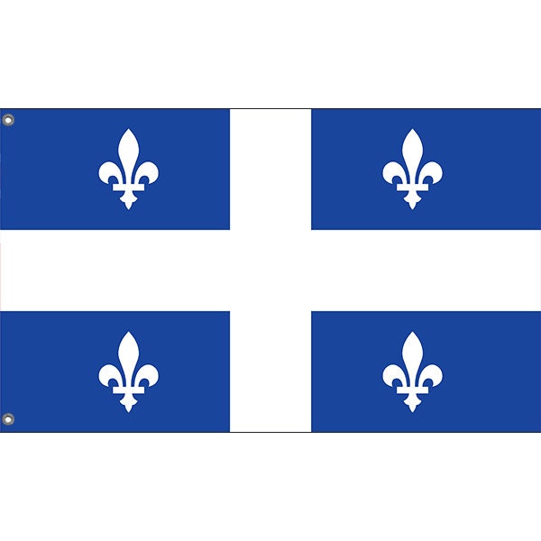 Flag of Quebec, Canada - Flag Republic