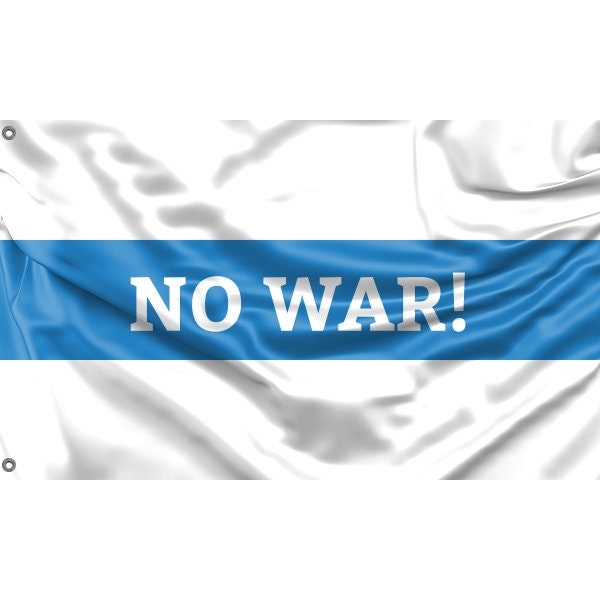 No War Russian Anti War Protest Flag - Flag Republic