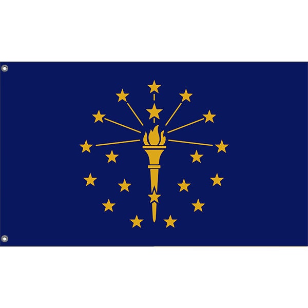 Redesigned Indiana State Flag - Flag Republic