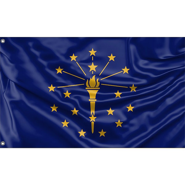 Redesigned Indiana State Flag - Flag Republic