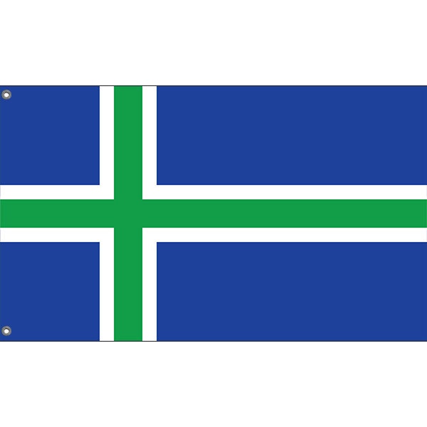 Komi Nordic Cross Flag - Flag Republic