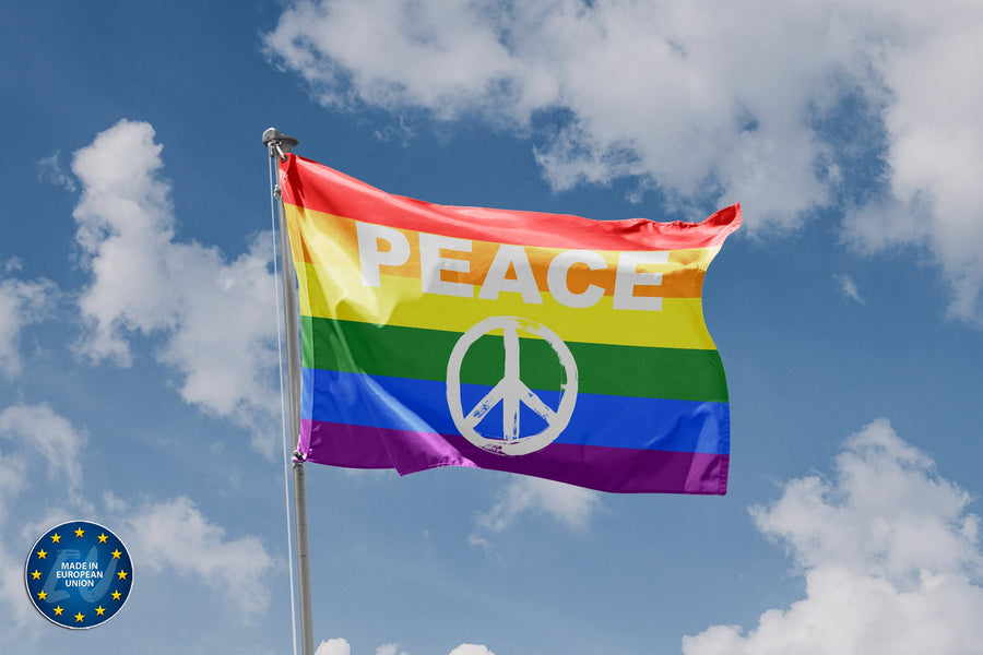 Peace LGBT Rainbow Flag