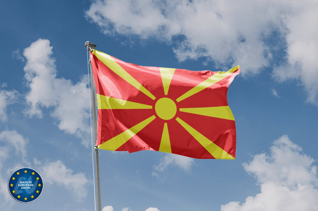 Flag of North Macedonia