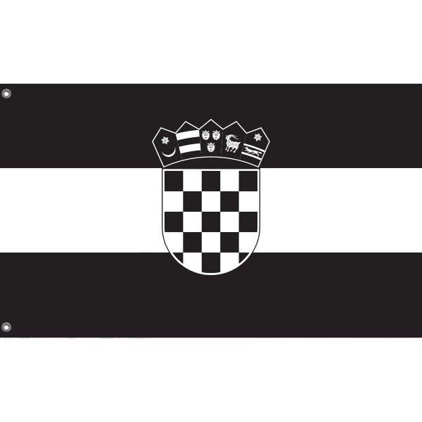 Croatia Black Flag