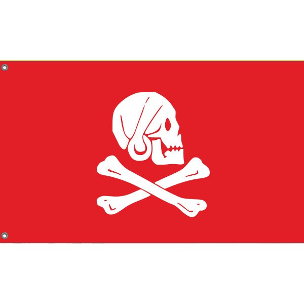 Pirate Flag of Henry Red