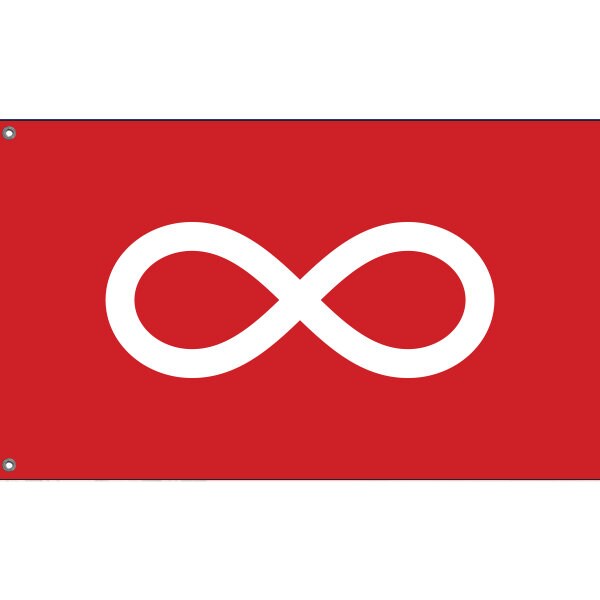 Metis Red Flag - Flag Republic