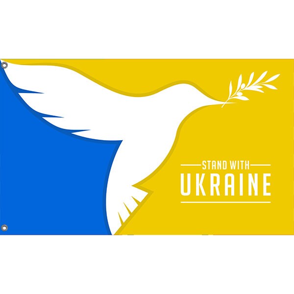 Stand With Ukraine Flag