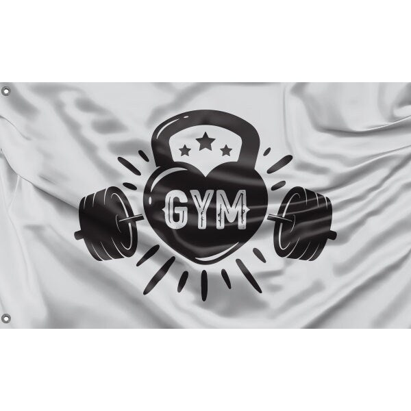 I Love Gym Flag - Flag Republic