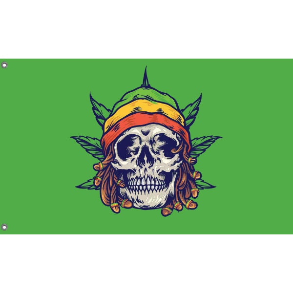 Rasta Weed Flag