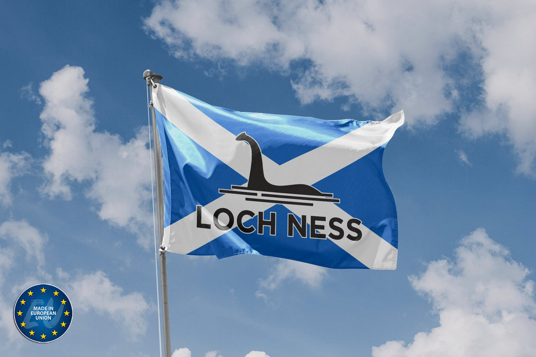 Loch Ness Monster Scotland Flag