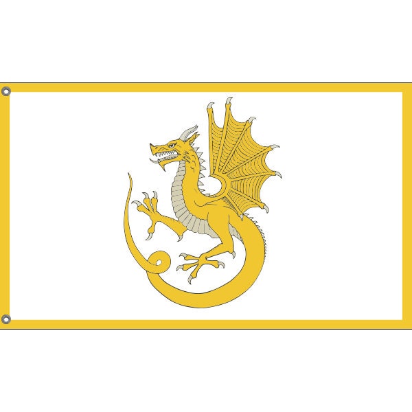 The Golden Dragon Flag - Flag Republic