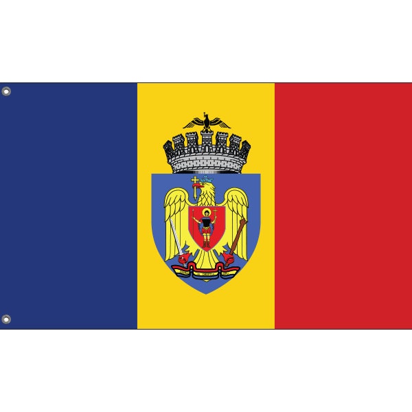 Bucharest Flag, Romania - Flag Republic