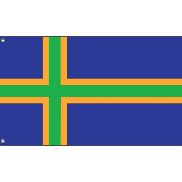 Unofficial flag of Vendsyssel, Denmark - Flag Republic