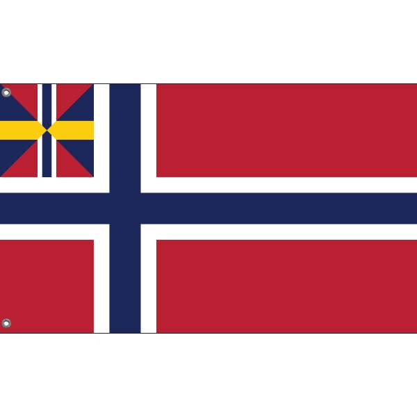 Norway Union Flag 1844 - Flag Republic