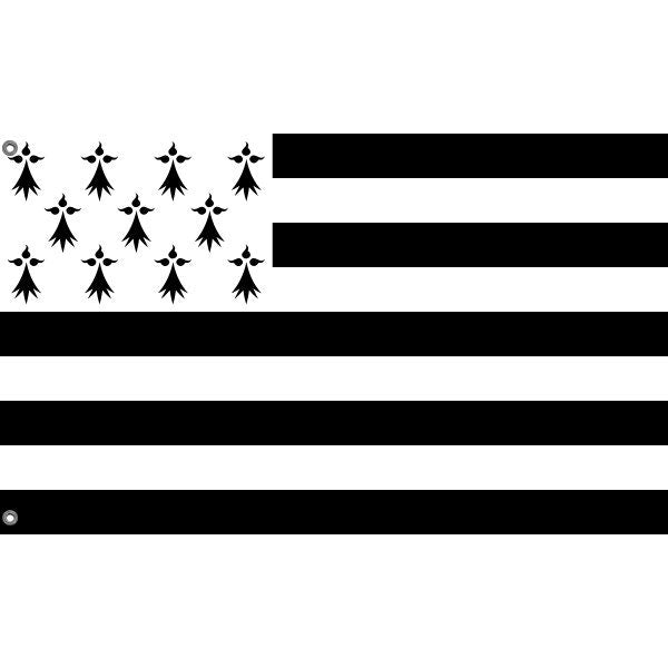 Flag of Brittany - Flag Republic