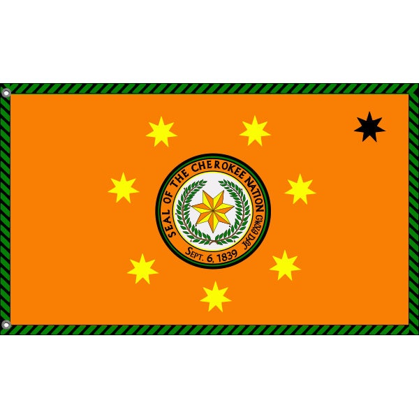 Flag of the Cherokee Nation - Flag Republic