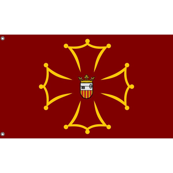 Flag of Val d'Aran, Catalonia - Flag Republic