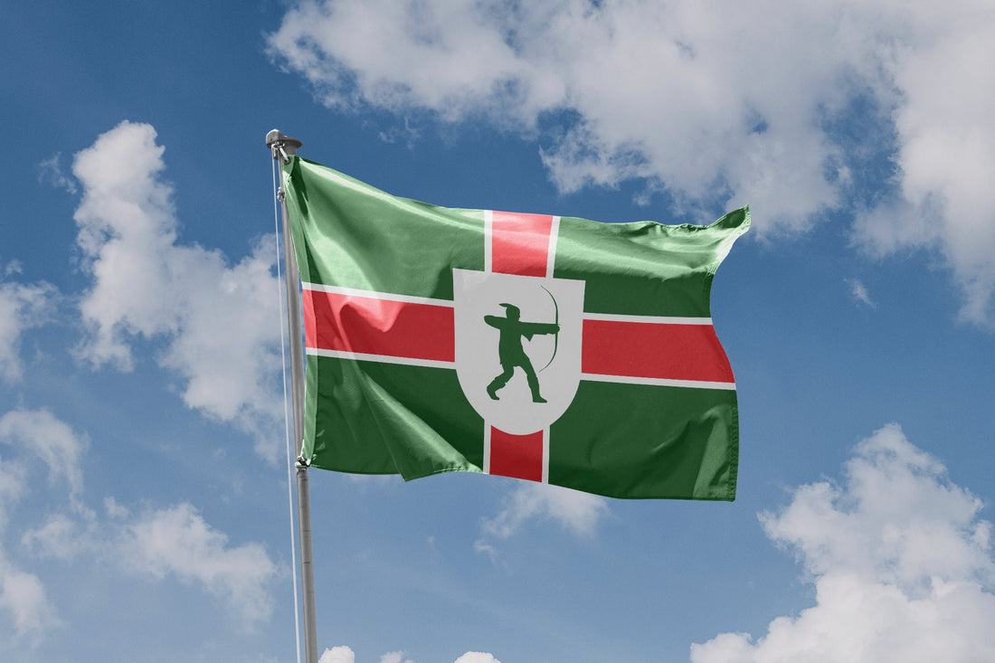 County Flag of Nottinghamshire, UK