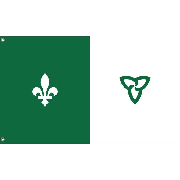 Franco-Ontarian Flag - Flag Republic