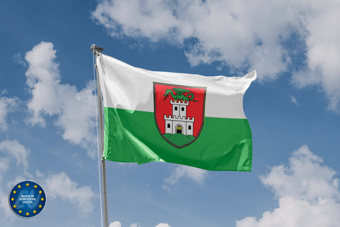 Flag of Ljubljana, Slovenia