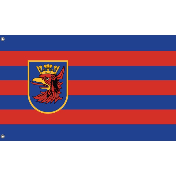 Flag of Szczecin, Poland