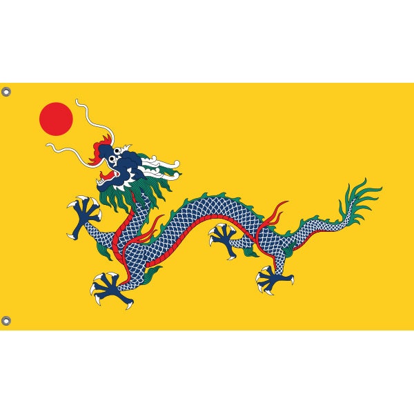 Flag of China (1889–1912), Taiwan