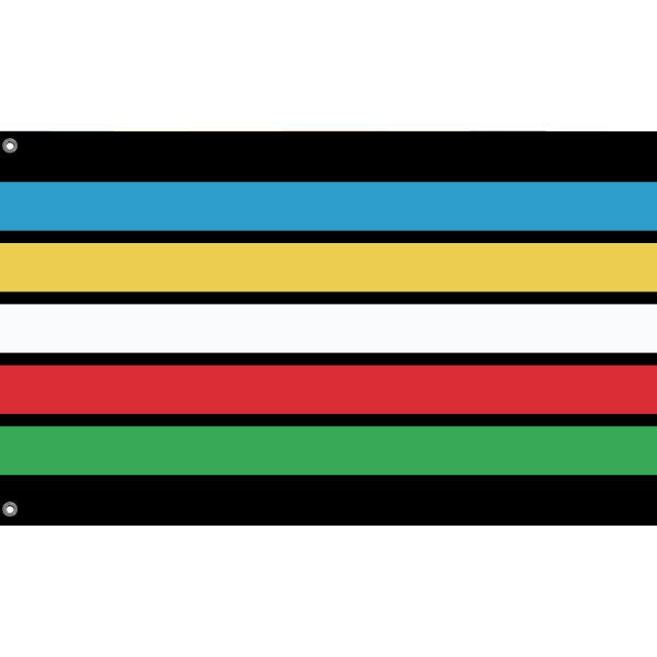 Simplified Horizontal Disability Pride Flag