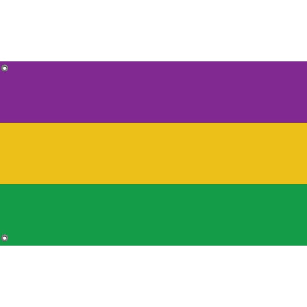 Mardi Gras Flag