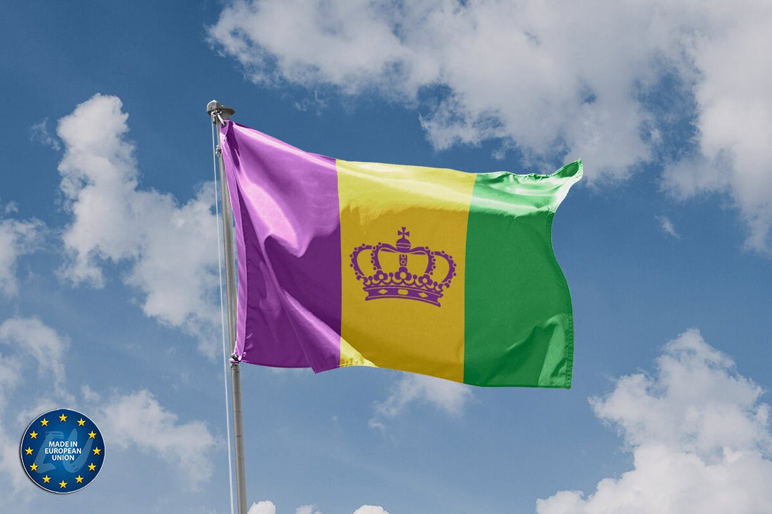 Mardi Gras Crown Variant Flag - Flag Republic