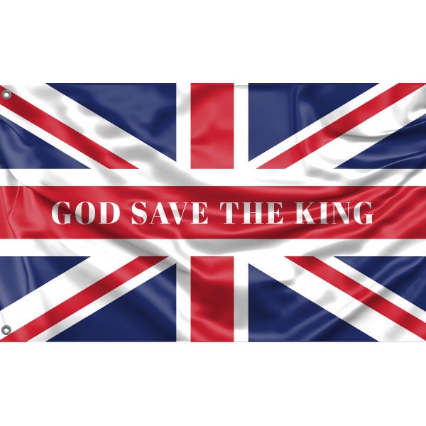 God Save The King/Union Jack Flag /