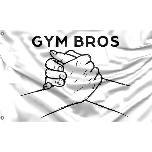 Gym Bros White Flag