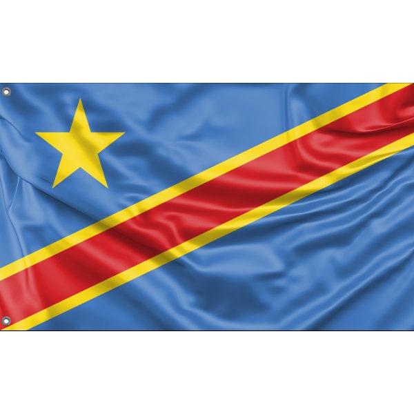 Democratic Republic of The Congo Flag