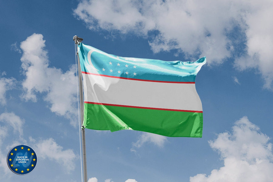 Republic of Uzbekistan Flag - Flag Republic