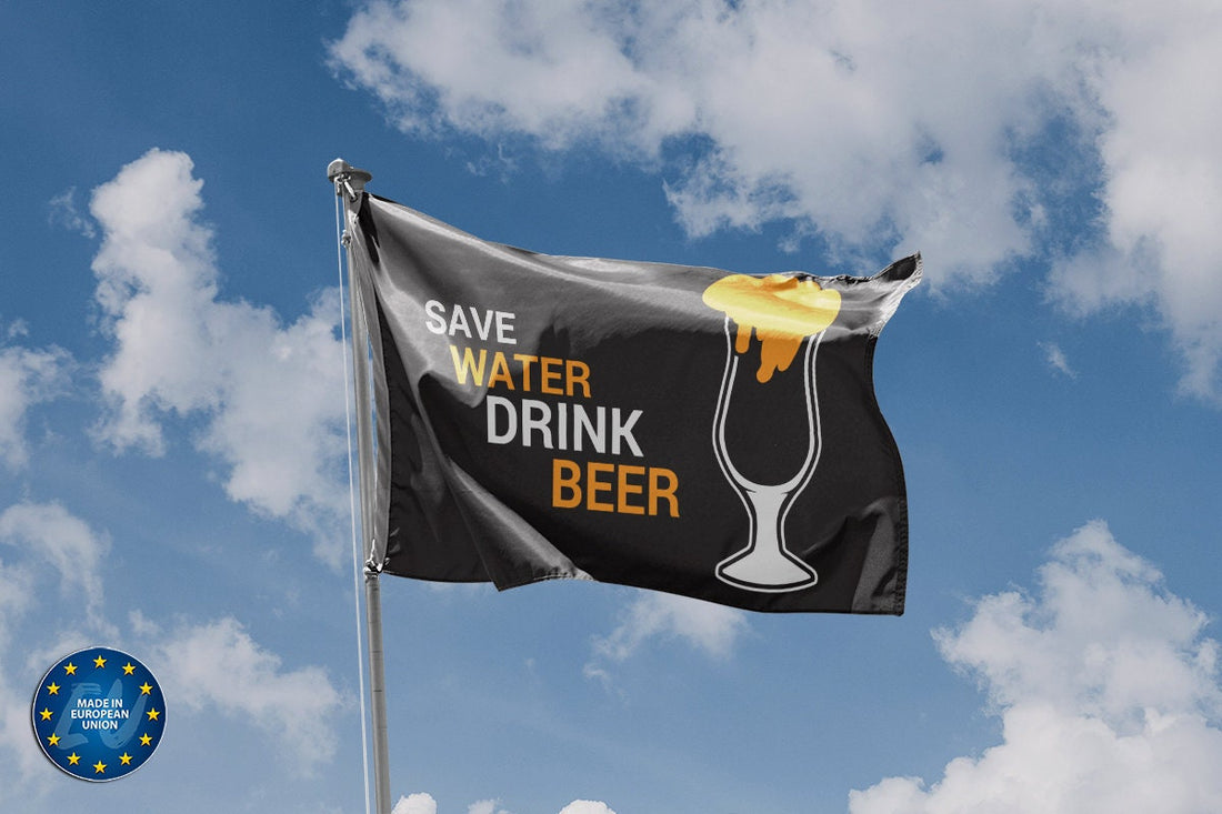 Save Water Drink Beer Flag - Flag Republic