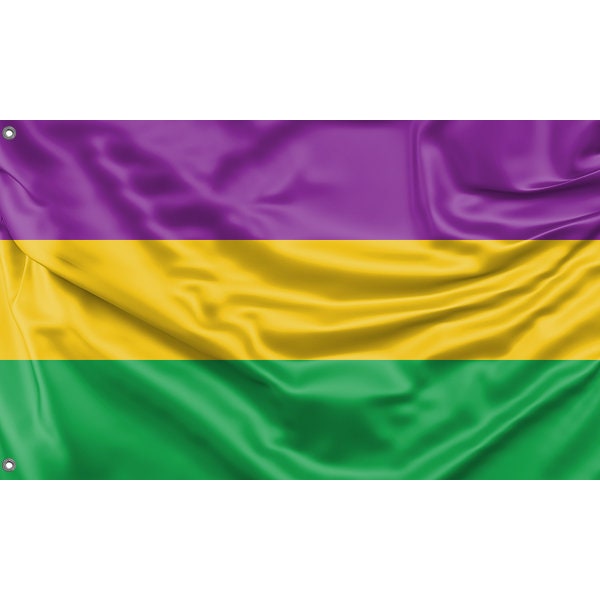 Mardi Gras Flag