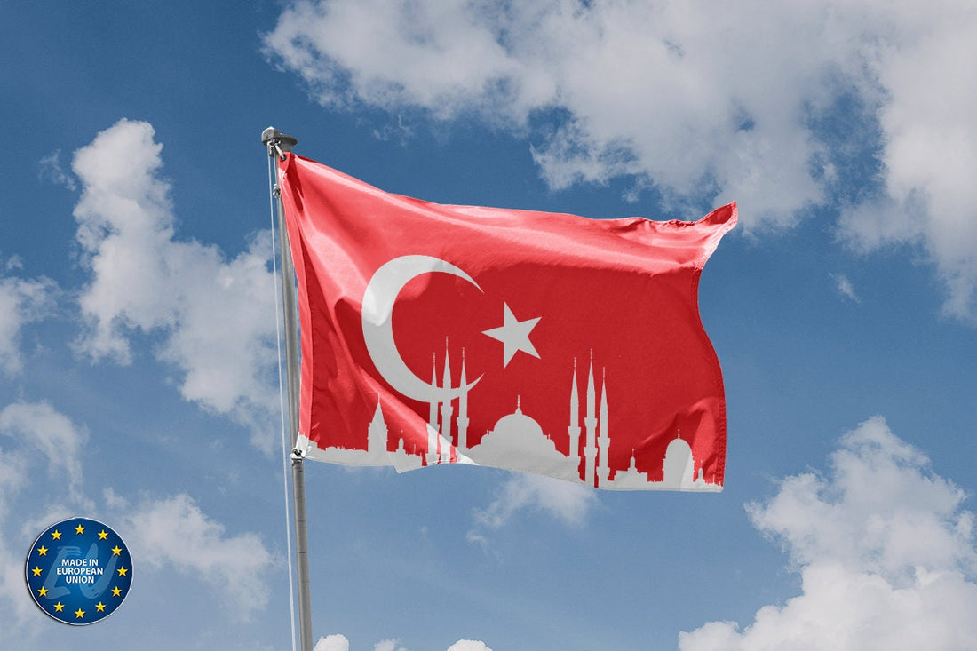 Istanbul Skyline Flag