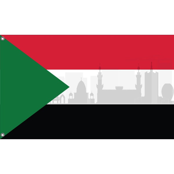 Khartoum Skyline Flag