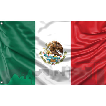 Mexico Skyline Flag