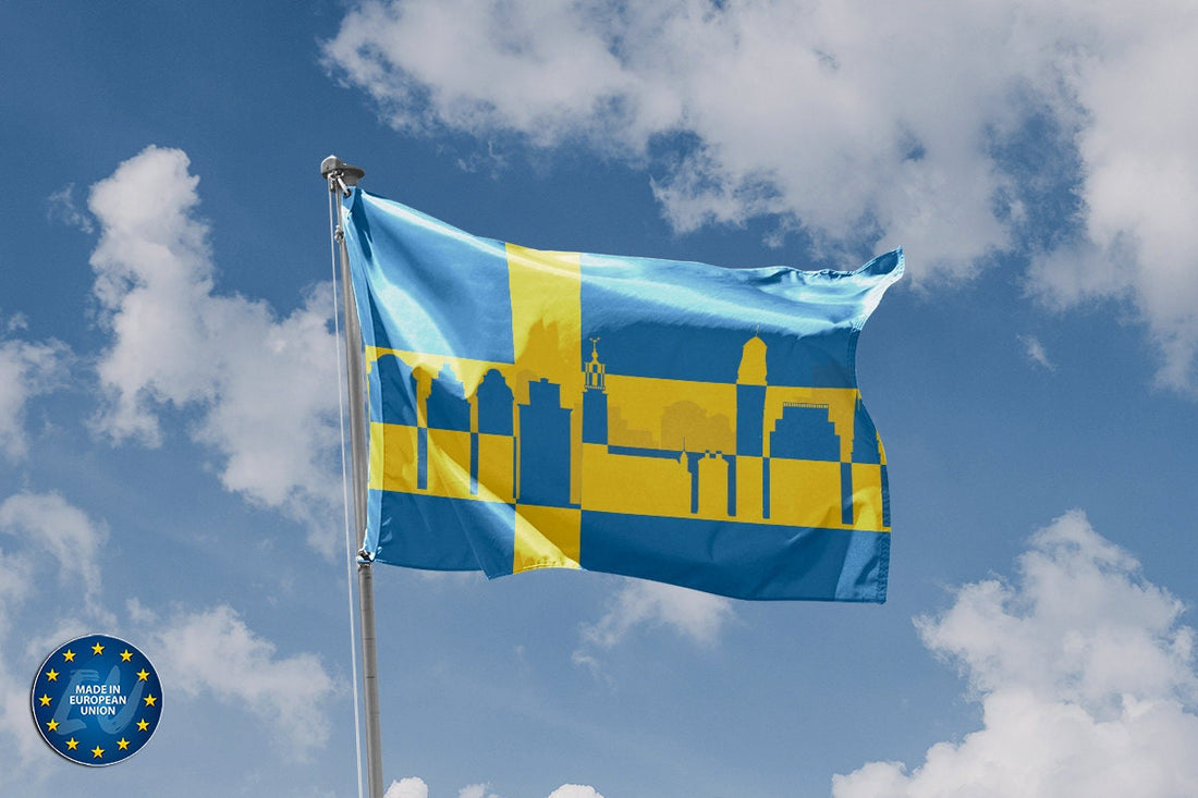 Stockholm Skyline Flag - Flag Republic