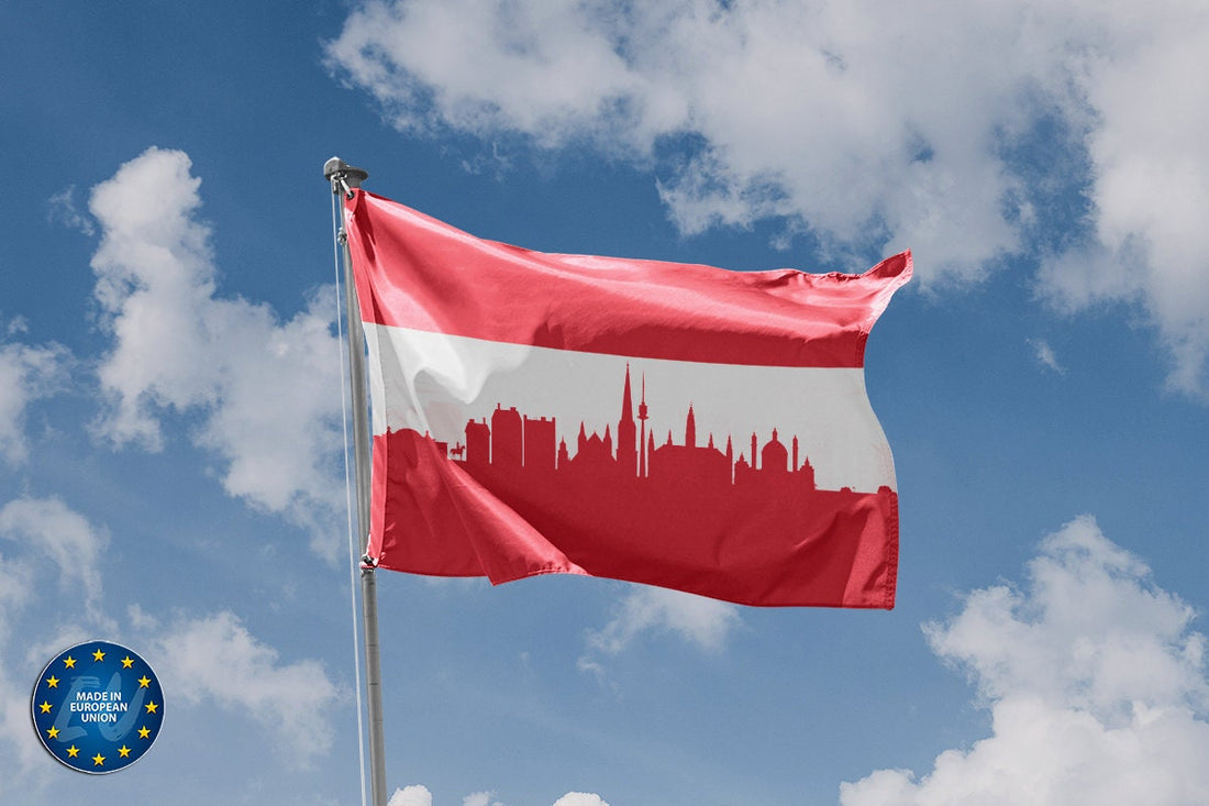 Vienna Skyline Flag