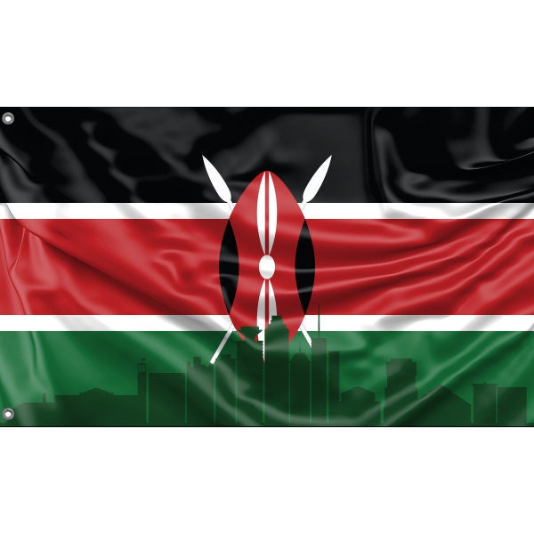 Nairobi Skyline Flag - Flag Republic