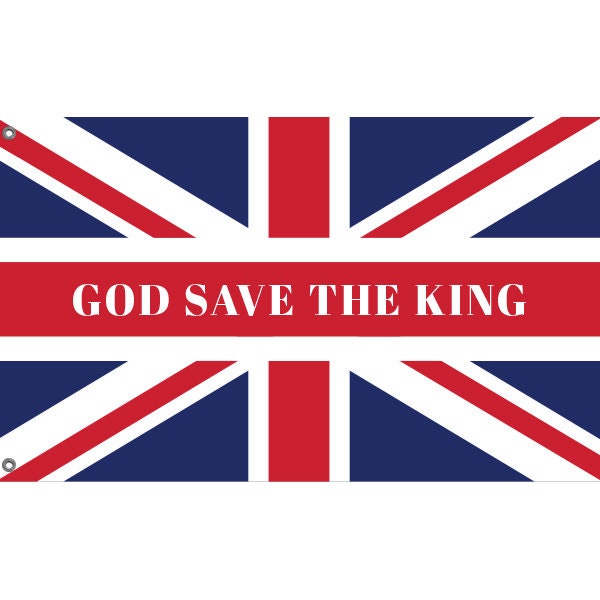 God Save The King/Union Jack Flag /