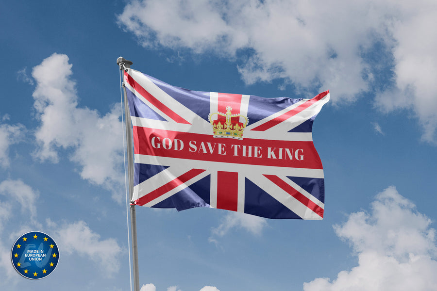 God Save The King Crown Variant Flag