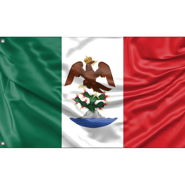 Flag of First Mexican Empire II - Flag Republic