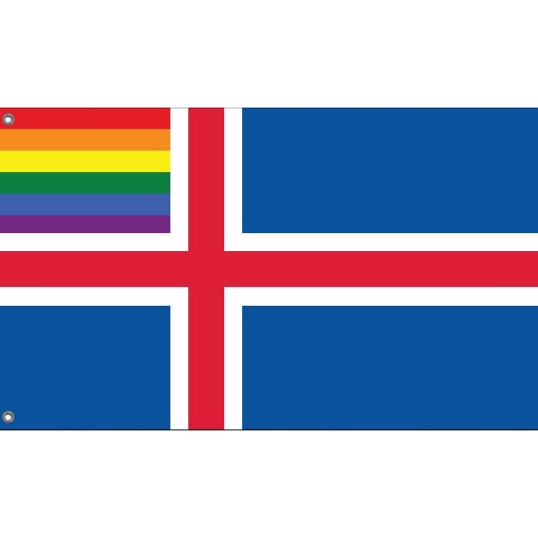 Iceland LGBTQ+ Flag