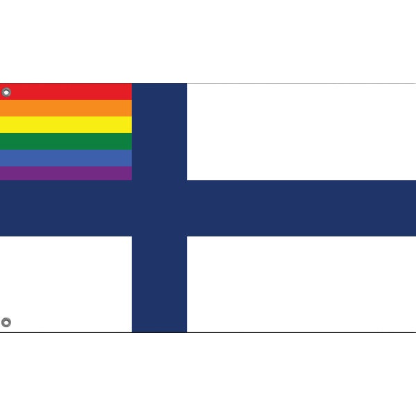 Finland LGBTQ+ Flag - Flag Republic