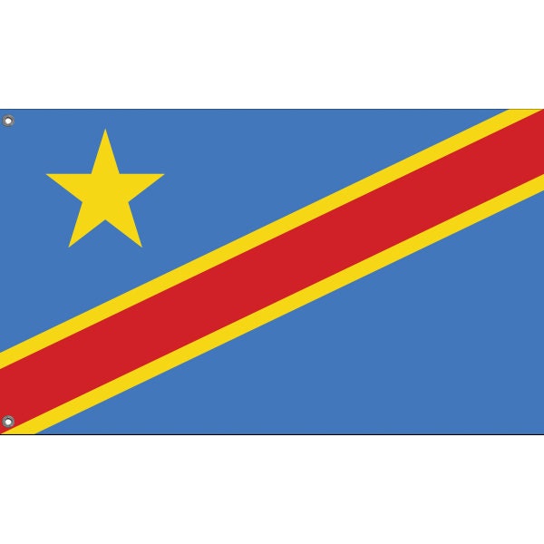 Democratic Republic of The Congo Flag