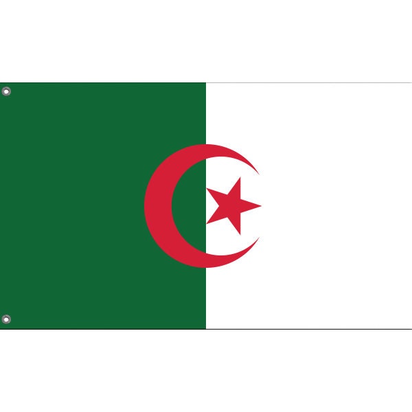 Peoples Democratic Republic of Algeria Flag