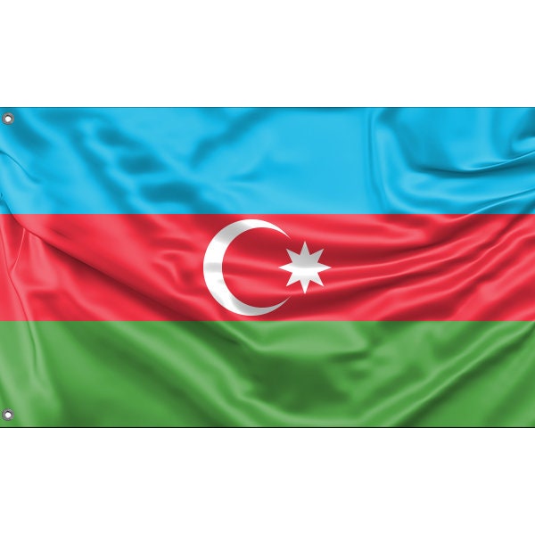 Flag of Azerbaijan - Flag Republic